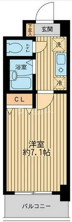 レジディア浦安II 2階階 間取り