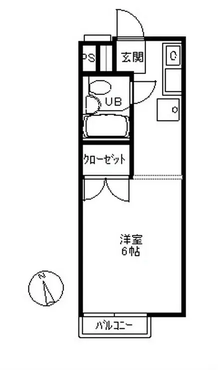 ベルシオン湘南スカイ 2階階 間取り