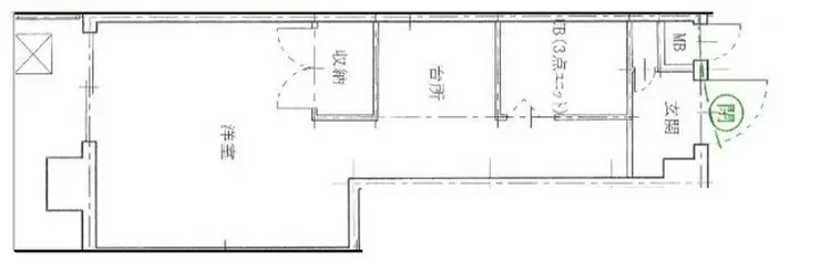 長興新中野マンション 3階階 間取り