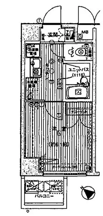 ヴェルトウォーターフロント 3階階 間取り