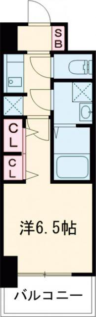 S-RESIDENCE堺ALTKLAS(1K/4階)の間取り写真