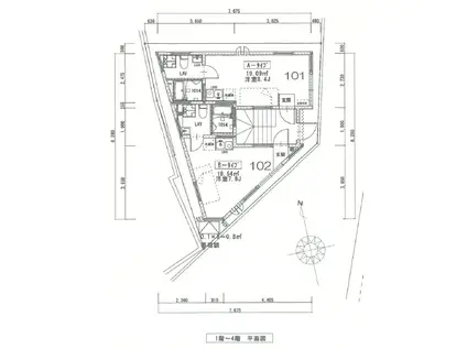 FOR SQUARE(ワンルーム/2階)の間取り写真