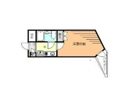 セントヒルズ橋本(1K/2階)の間取り写真