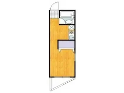 サンリブ一之江(ワンルーム/2階)の間取り写真