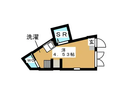 アーバンプレイス南阿佐ヶ谷IIB(ワンルーム/1階)の間取り写真