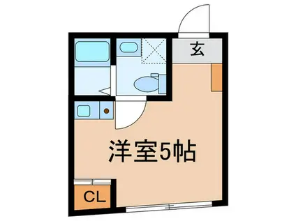 HJ PLACE TAKADANOBABA(ワンルーム/3階)の間取り写真