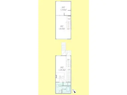 TRIAS810(2LDK/3階)の間取り写真