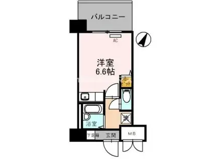 L-EROLA此花(ワンルーム/9階)の間取り写真