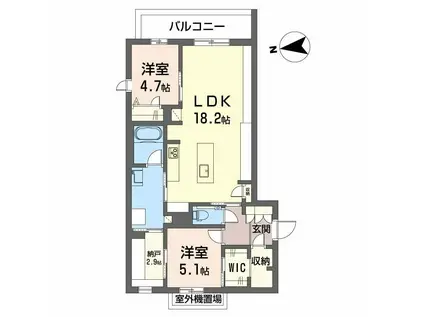 シャーメゾン ケー(2SLDK/3階)の間取り写真