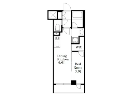 イプセ東高円寺(1DK/3階)の間取り写真