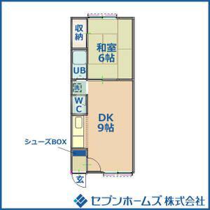 アーバンヒルズ(1LDK/2階)の間取り写真