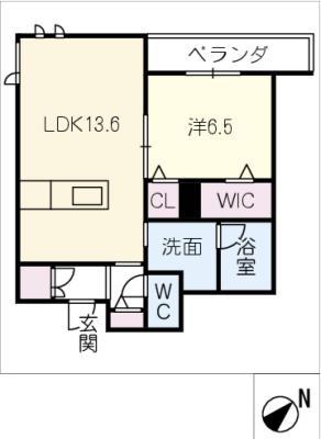 DOLCE K II(1LDK/3階)の間取り写真