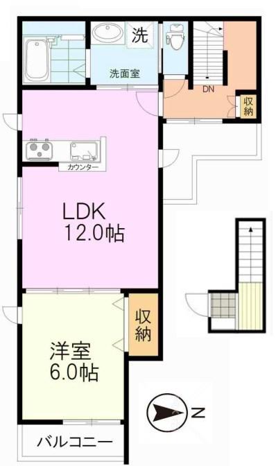 ピアッツァ吉祥寺(1LDK/2階)の間取り写真
