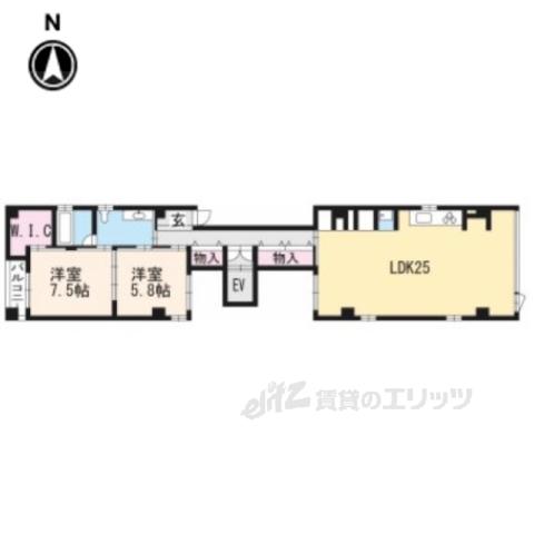 DO DO HOUSE(2LDK/4階)の間取り写真