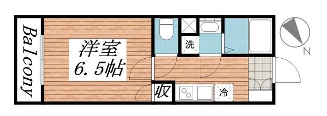 センターパーク綾瀬(1K/1階)の間取り写真