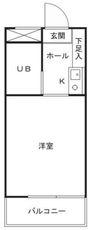 PRENDER MAKI(1K/3階)の間取り写真