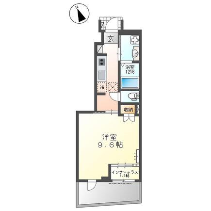 岡崎市宇頭町アパート(1K/1階)の間取り写真