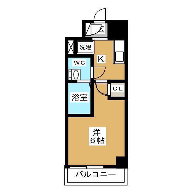 S-RESIDENCE市川(1K/7階)の間取り写真