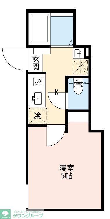 グランクオール北池袋(1K/2階)の間取り写真