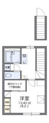 レオパレスアントラー(1K/2階)の間取り写真