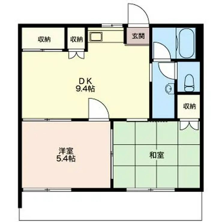 第三長嶋ハイツ 1階階 間取り