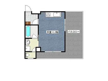 DOMUS STYLE(ワンルーム/4階)の間取り写真