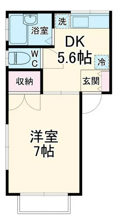 ホワイトウッドB 2階階 間取り