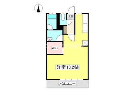 シャトー大塚(ワンルーム/1階)の間取り写真