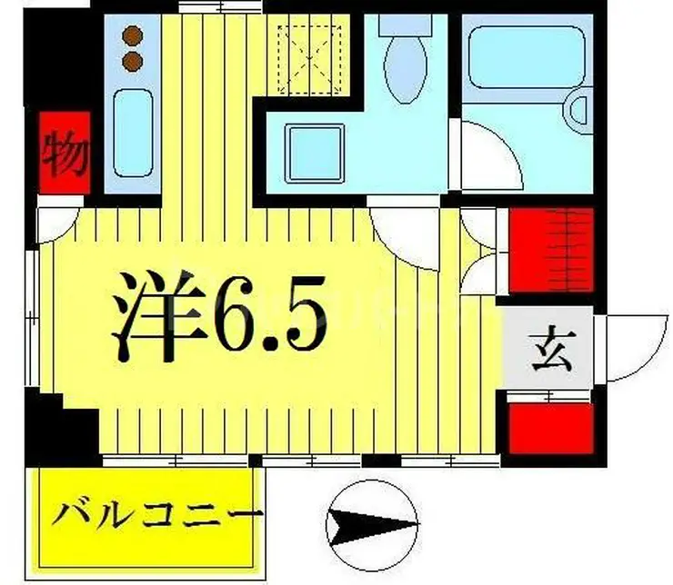 クレイシア錦糸町 6階階 間取り