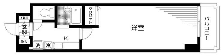 グレース東神田 5階階 間取り