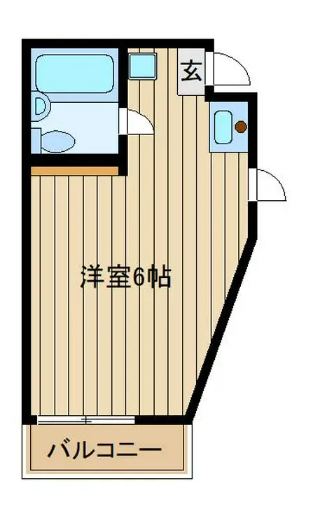 オーク花小金井 1階階 間取り