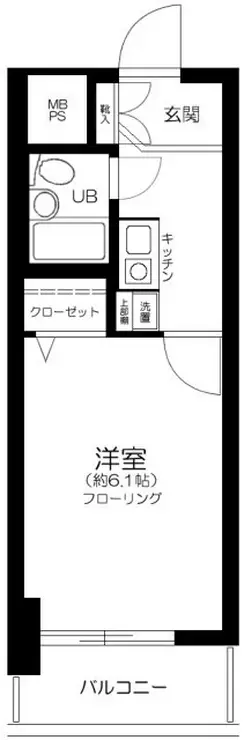 ライオンズマンション板橋区役所前第6 4階階 間取り