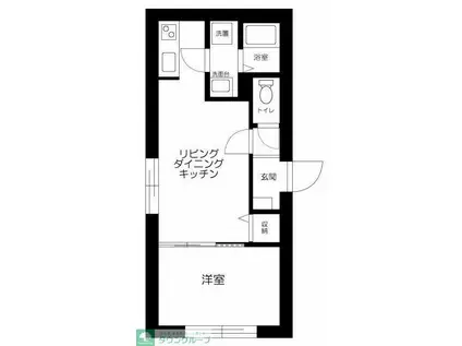 ZERDIA綾瀬(1LDK/4階)の間取り写真