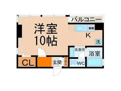 プリマベーラ名駅(ワンルーム/8階)の間取り写真