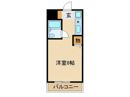 ハイム・マロンローズ(ワンルーム/3階)の間取り写真