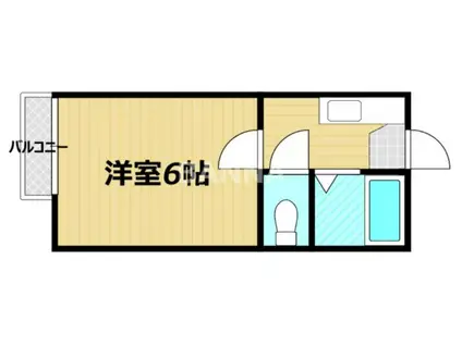 A-STYLE備前4(1K/2階)の間取り写真