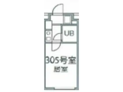 アーバンハイツ大岡山(1K/3階)の間取り写真