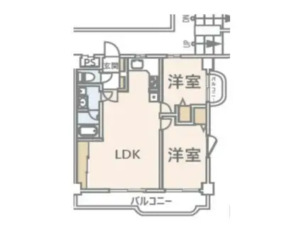 ラレーブ光が丘公園(2LDK/3階)の間取り写真