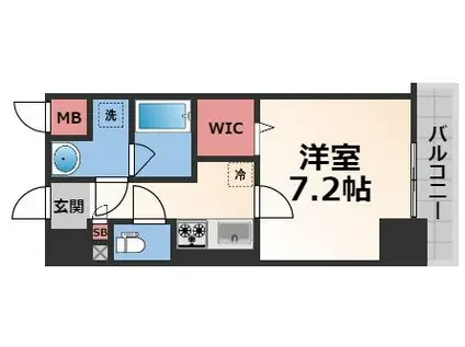 コージーコートVI(1K/2階)の間取り写真
