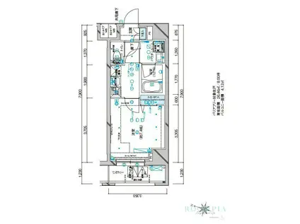 メインステージ板橋本町駅前II(1K/7階)の間取り写真