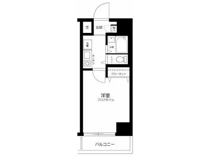 アーバンヒルズ平井(1K/3階)の間取り写真