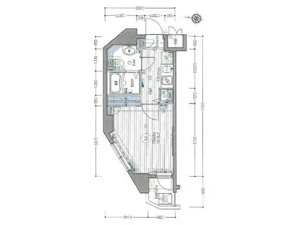 グランド・ガーラ新宿(1K/11階)の間取り写真