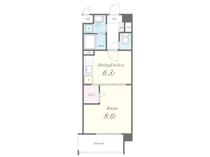 カーサベージュI(1LDK/1階)の間取り写真