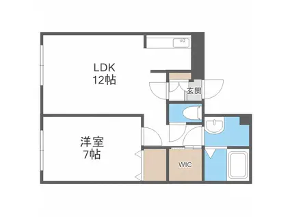石原ビル(1LDK/3階)の間取り写真