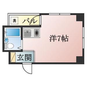 浜松アクタス(ワンルーム/5階)の間取り写真