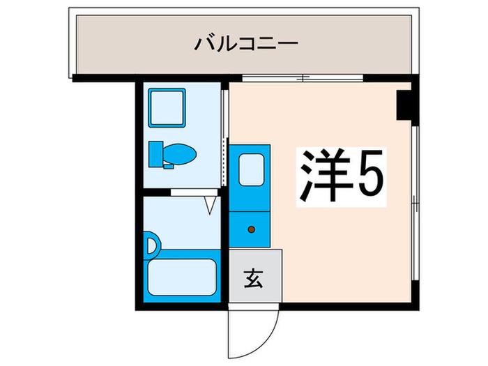 アベニ-ル神田(ワンルーム/3階)の間取り写真