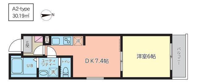 RETREAT尾久(1DK/2階)の間取り写真