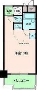 朝日プラザ新大阪(ワンルーム/4階)の間取り写真