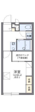 レオパレスサンフレンド緑(1K/2階)の間取り写真