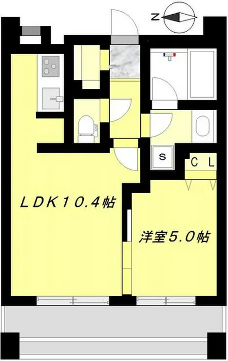 エスティメゾン笹塚 7階階 間取り